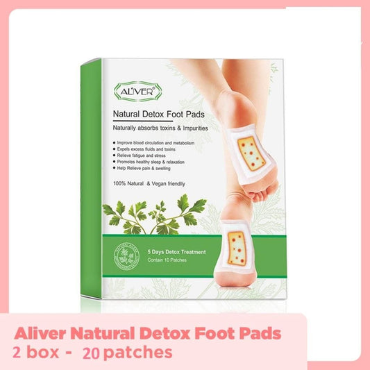 ALIVER Natural Detox Foot Pads ( BUY 1 GET 1 FREE )