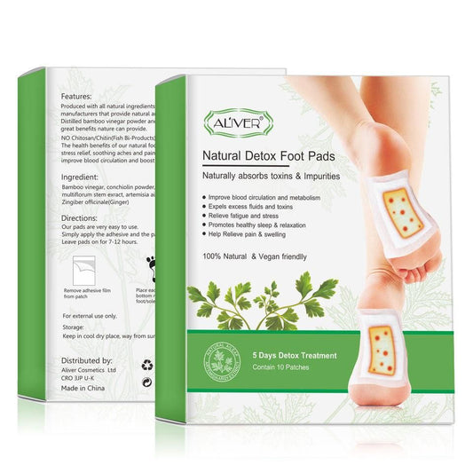 ALIVER Natural Detox Foot Pads ( BUY 1 GET 1 FREE )
