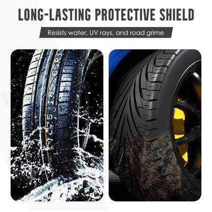 Plastic Rubber Tyre Shine Protector Spray 100 ml (Buy 1 Get 1 Free)